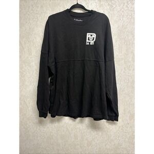 Disney Parks Disney world Resort Spirit Jersey Puff Print Shirt Black SIZE  XL